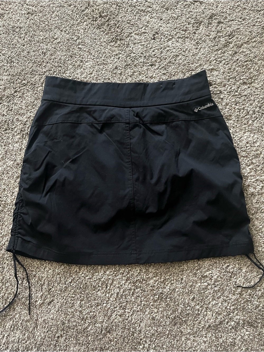 Columbia Black Athletic Skort with Drawstring Detail